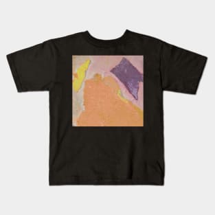Abstract mixed media acrylic painting Kids T-Shirt